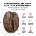 Danger Coffee by Dave Asprey, Remineralized, Mold Free & Lab Tested Ground Coffee, Medium Roast, 10.9 Ounce