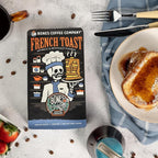 Bones Coffee Company French Toast, Sweet and Buttery Flavored Flavored Coffee, Medium Roast Low Acid Arabica Beans Compatible with Auto drip and French Press Coffee Maker, 12 Oz Whole Bean