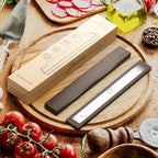 16 Inch Acacia Wood Magnetic Knife Holder Wall Mount - Heavy Duty Knife Magnet Strip for Refrigerator, Kitchen Cabinet & Countertop Storage