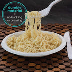 PLASTICPRO 6 inch Round Plastic Plates Microwaveable, Disposable, White, Dinnerware 200 Count