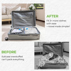 Vacuum Storage Bags for Travel - 15 Pack Compression Packing with Wireless Electric Pump for Luggage Vacuum Seal Bags for Clothes Suitcase Space Saver Organizer 5 XSmall/5 Small/5 Medium