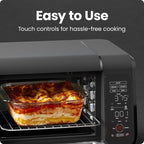 Chefman Air Fryer Toaster Oven Combo, 15 Qt. Countertop Oven for Quick & Healthy Meals, Bake, Broil, Air Fry, Toast, and Bagel Functions, 450°F Max Temp, 4 Slice Toaster Oven Air Fryer Combo