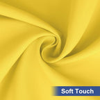 homing Rectangle Table Cloth Cover, Waterproof Polyester Elastic Fitted Tablecloth, Fits for 6 Foot Folding Tables, Washable Table Protector for Picnic, Camping, Outdoor (Yellow, 30" x 72")