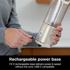 Ninja Blast Portable Blender, Cordless, 18oz. Vessel, Personal Blender For-Shakes and Smoothies, BPA Free, Leakproof-Lid and Sip Spout, USB-C Rechargeable, Dishwasher Safe Parts, Vanilla Bean, BC151VB