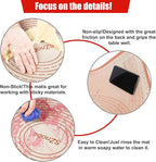 Extra Large Silicone Pastry Mat 34x26 Inch - Nonstick Baking Mats with Measurements, Great for Dough Rolling, Pastry, Pie Crust, Fondant, Cookies, Bread, Pasta, Pizza, Counter Mat