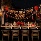 Nervure 350PCS Black Plastic Plates - Black Plastic Dinnerware Sets for 50 Guests - 100 Disposable Plates, 150 Gold Silverware, 50 Cups, 50 Napkins for Wedding & Party & Halloween