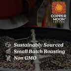 Copper Moon Single Serve Coffee Pods for Keurig K-Cup Brewers, Light Roast, Bean Me Up Blend, 12 Count