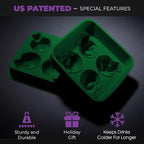 SHAPED 3D Ancient Alien Ice Mold Trays, Flexible Silicone Alien Figure Makers for Ice Cubes, Soaps, Chocolates, DIY Figures, Cookies, Resin Models