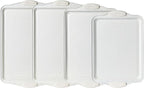 Country Kitchen Nonstick Stackable Bakeware Set - Heavy Duty, Durable, Easy Release Baking Set, Cream, 4 Pcs