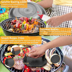 29PCS Blackstone Stainless Steel Spatula Set, Metal Spatula Set for Blackstone, Griddle Scraper/Burger Turner/Metal Grill BBQ Enlarged Spatulas Set with Carry Bag Outdoor BBQ & Teppanyaki & Camping
