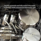 Hestan - ProBond Collection - Professional Clad Stainless Steel Stock Pot, Induction Cooktop Compatible, 8 Quart