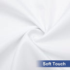 homing Rectangle Table Cloth Cover, Waterproof Polyester Elastic Fitted Tablecloth, Fits for 5 Foot Folding Tables, Washable Table Protector for Picnic, Camping, Outdoor (White, 30" x 60")