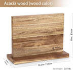 Wakoli Damascus Knife Block Set – 4-Piece Professional Chef Knife Collection with Magnetic Block | Genuine 67-Layer Damascus Steel Blades with VG10 Core | Ergonomic Zebrawood Handles
