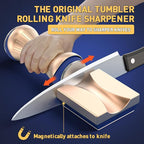 Homly Rolling Knife Sharpener, Knife Sharpening with Industry Diamonds for Steel of any hardness, Made Easy Knife Sharpener Kit for Kitchen Knives, Offers 15 & 18 & 20 & 25 Degree Sharpening