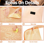 Silicone Pastry Mat 36x24 Inch - Nonstick Baking Mat Perfect for Dough, Pastry, Pie Crust, Fondant, Bread, Cookies, Pasta, Pizza