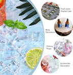 Fake Ice Cubes, 30 mm 25 PCS Artificial Acrylic Crystal Diamonds for Vase Fillers,Table Scatter, Party Favor, Wedding Decoration, Photography Props, Food Display, DIY crafts