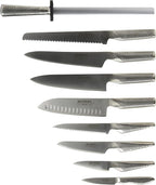 Global 10 piece Knife Block Set - Lightweight Japanese Stainless Steel, Razor-Sharp Edge, Made in Japan (G-2, G-3, G-9, G-38, G-48, GS-3, GS-7, GS-14, GS-38), G-88/101ST