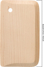 Redecker Wooden Dough Separator & Board Scraper – Durable Untreated Beechwood, Dual Function for Precise Portioning & Neat Workspace – Essential Baking Tool for Home Bakers, Made in Italy