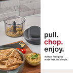 Zyliss Easy Pull Food Chopper and Manual Food Processor - Hand-Held Slicer & Dicer for Fruits & Vegetables - Easy Pull Manual Food Chopper - Cooking Gadgets & Kitchen Essentials - Easy Pull 3.0
