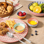 Selamica Ceramic 4 OZ Dipping Bowls Set, 3.5 Inch Mini Bowl for Dipping, Side Dishes, Microwave Dishwasher Safe, Set of 6, Assorted Colors