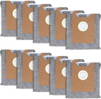 Leemone 10 PACK Dust Bags for eufy Clean G35+, G40+, G40 Hybrid+ Auto-Empty Station, eufy RoboVac Replcement Bags Accessory, 4 Layer Filtration System with Activated Carbon Fabric to Remove Odors