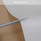 Leather Table Cover,1.8mm Thick,36x54 Inch Table Protector,Table Protector for Dining Room Table,Table Protectors for Rectangle Tables.(Khaki+Silvery,36x54)