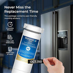 Waterdrop Plus XWF Replacement for GE® XWF, WR17X30702, NSF/ANSI 401&53&42&372 Certified, 𝐑𝐞𝐝𝐮𝐜𝐢𝐧𝐠 𝐏𝐅𝐀𝐒, 1 Filter