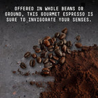 Stone Street Knee Buckling Espresso Beans, High Caffeine Coffee Blend, Dark Roast, Whole Bean, 2 LB