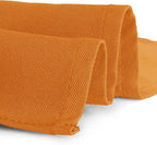 Gee Di Moda Rectangle Tablecloth - 90 x 132 Inch Orange Table Cloth for 6 Foot Table with Floor-Length Drop - Heavy Duty Washable Fabric - 6 Ft Buffet Table, Holiday Party, Wedding & Baby Shower