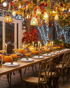 Nervure 350PCS Gold Plastic Plates - Gold Plastic Dinnerware Sets for 50 Guests - 100 Disposable Plates, 150 Silverware, 50 Cups, 50 Napkins for Wedding & Party & Thanksgiving