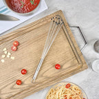 Restaurantware-German Standard 12.6 Inch Ball Whisk, 1 Kitchen Whisk With Silicone Balls - Ergonomic Handle, Dishwashable, Stainless Steel Manual Egg Beater, Durable, For Whisking, Stirring, Mixing