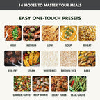GreenPan Elite 8-in-1 Programmable 6QT Electric Slow Cooker, Dishwasher Safe Lid & Removable Crock, PFAS-Free Healthy Ceramic Nonstick Multi-Cooker, Sear,Sauté/Brown,Steam Basket,Roast, Graphite
