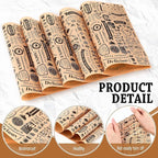 Outus 1200 Pcs 8 x 10 Inch Deli Wax Paper Sheets Grease Resistant Tray Basket Liners Newsprint Paper Water and Grease Proof Sandwich Wrapping Square Hot Dog Wrappers for Food Baking (Brown)