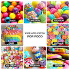 Gel Food Coloring Set – 18 Vibrant Colors, 0.7 oz Each, Concentrated Gel Based Food Dye for Baking, Icing, Cake Decorating, Cookies & Fondant