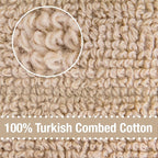 All-Clad Solid Kitchen Towels: Highly Absorbent, Super Soft Long Lasting - 100% Cotton, 17"x30" Tea Towels for Cleaning & Drying Dishes, Pans, Glassware, or Countertops, (2-Pack), Cappuccino