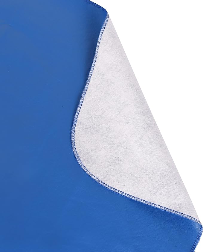 Yourtablecloth Heavy Duty Vinyl Round Fitted Tablecloth (Table Cover) with Flannel Backing Vibrant Colors Elasticized Tablecloth Great for Indoor and Outdoor Dining and Playing Cards 60” White