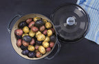 Lodge Manufacturing Company EC6D18 Enameled Dutch Oven, 6 qt, Midnight Chrome