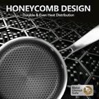 MICHELANGELO Stainless Steel Saucepan Set 1QT & 2QT, Premium Triple Ply Sauce Pan with Lid, Sauce Pot with Honeycomb Interior - 4pcs