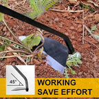 Japanese Wide Blade Gardening Tools I Premium Quality Hand Hoes/Weeding Sickle Have Very Sharp Edge for Quick Work