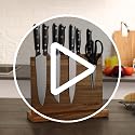 Magnetic Knife Block - Magnetic Knife Holder - Magnetic Knife Stand- Cutlery Display Stand and Storage Rack - view 7