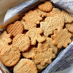 STAR ROLLING PIN WOODEN EMBOSSING ROLLING PIN for homemade cookies