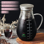BTaT- Cold Brew Coffee Maker, Iced Coffee Maker, 2 Liter (2 Quart, 64 oz), Iced Tea Maker, Cold Brew Maker, Tea Pitcher, Coffee Accessories, Iced Tea Pitcher, Cold Brew System, Cold Brew Pitcher
