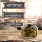 Galashield Glass Jars with Lids 24 oz Food Storage Jars with Airtight Lids Leak Proof Glass Canisters Kitchen Jars