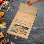 Parchment Paper Sheets, 9x13 In 120PCS Non-Stick Parchment Paper for Baking, Baking Enthusiasts, Withstands Temperatures up to 450°F, 100% Natural Wood Pulp