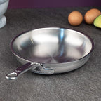 Hestan - ProBond Collection - Professional Clad Stainless Steel Frying Pan, Induction Cooktop Compatible, 8.5-Inch