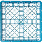Carlisle FoodService Products OptiClean Peg Dish Rack for Commercial Washing Machines, Tall Peg Plate Rack, Blue (Pack of 6)