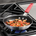 Tramontina Professional 8-Inch Non Stick Small Frying Pan, Heavy-Gauge Aluminum Skillet with Reinforced Nonstick Coating, Red Handle, Dishwasher and Oven Safe