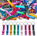 200pc Colored Aluminum Bottle Opener Keychain, Claw Beverage Opener for Kitchen/Wedding/Bar/Party