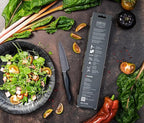 Kyocera Innovation Series Ceramic 4.5" Utility Knife with Soft Touch Ergonomic Handle, Black Blade, Black Handle