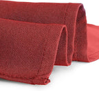 Gee Di Moda Rectangle Tablecloth - 60 x 84 Inch Red Table Cloth for 5 Foot Rectangle Table - Heavy Duty Washable Fabric - for 5 Ft Buffet Table, Holiday Party, Dinner, Wedding & Baby Shower